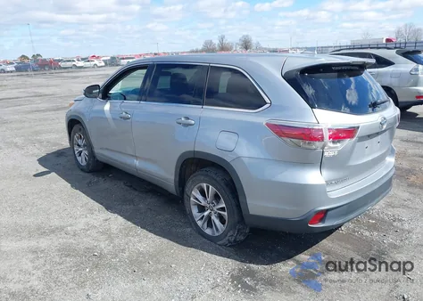 2016 Toyota Highlander Le Plus V6 z USA, uszkodzony, nr VIN 5TDZKRFH2GS186506